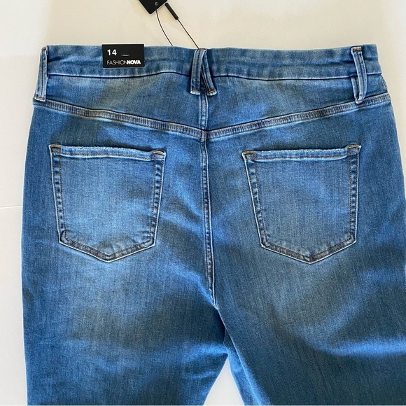 Tall Killing 'Em Kindly High Rise Jeans - Medium Blue Wash - Picture 12 of 13